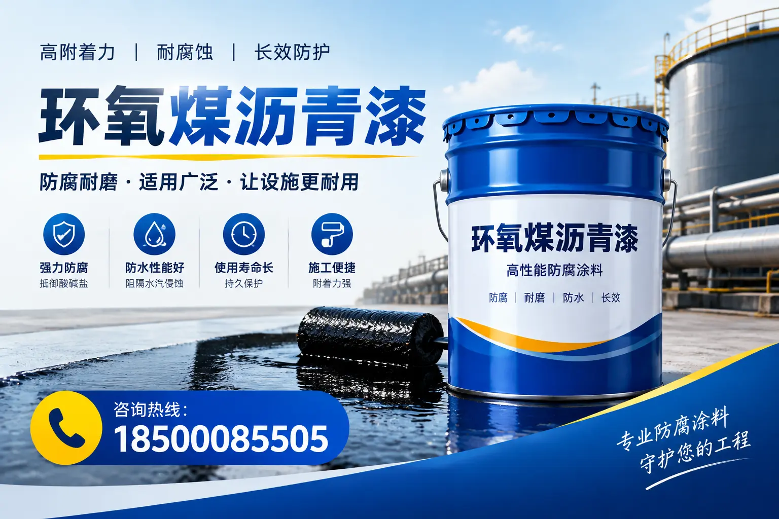 环氧煤沥青漆与其他涂料的对比分析,助力忻州企业决策